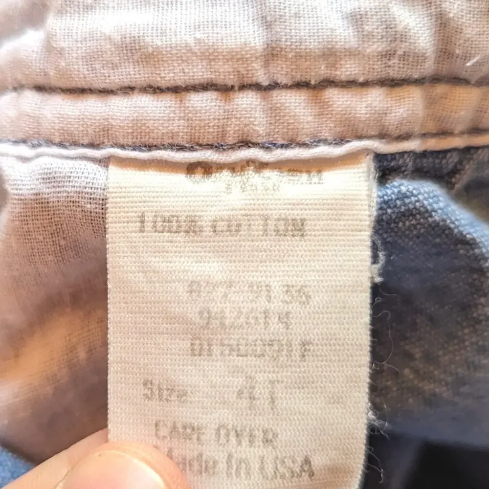 Vtg Oshkosh Bgosh Overalls Boys Sz 4T Denim Farm Classic Staple